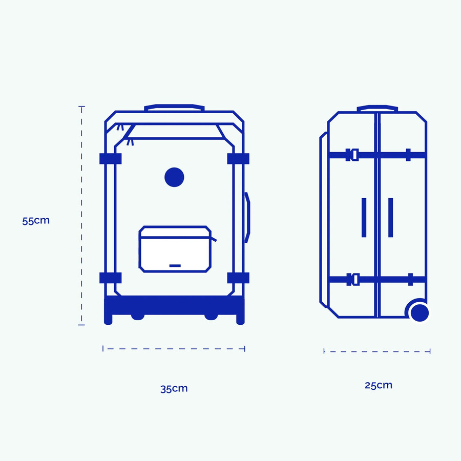 valise souple à 2 roues petite maupiti