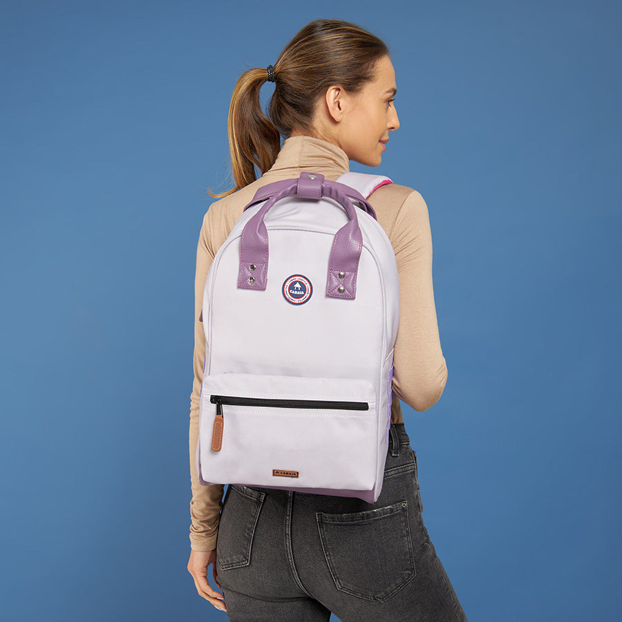 sac à dos violet vintage - taille moyenne