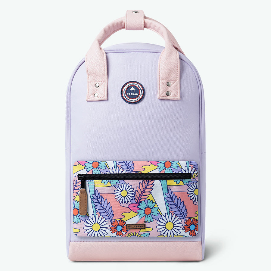 sac à dos violet vintage - taille moyenne